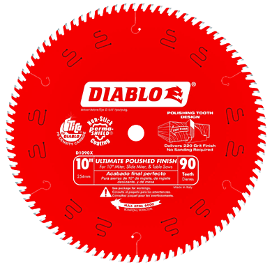 Diablo Wood Cutting Ultimate Polished Finish Saw Blade