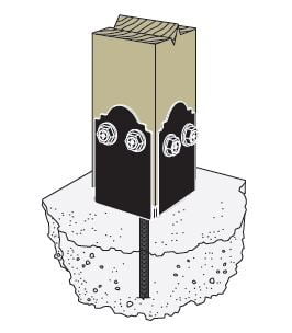 Simpson Strong-Tie Ornamental Post Base