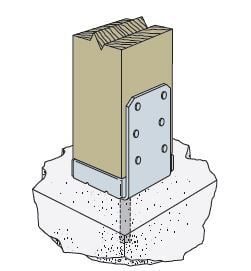 Simpson Strong-Tie Rough Adjustable Post Base