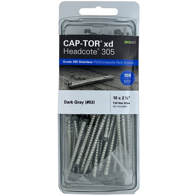 Starborn CAP-TOR xd 10 x 2-1/2” Blister 100 screws/p Starborn CAP-TOR xd 10 x 2-1/2” Blister 100 screws/p