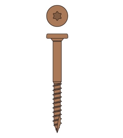 Starborn DeckFast Fascia 1-7/8" screws (Epoxy Coated) Starborn DeckFast Fascia 1-7/8" screws (Epoxy Coated)