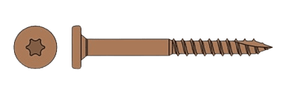 Starborn DeckFast Fascia 1-7/8" screws (Epoxy Coated) Starborn DeckFast Fascia 1-7/8" screws (Epoxy Coated)