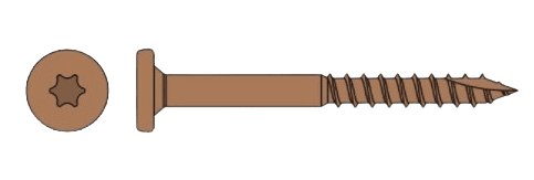 Starborn DeckFast Fascia 1-7/8" screws (Epoxy Coated)