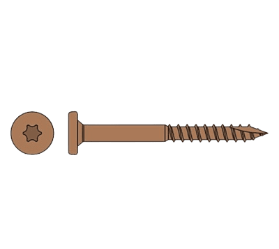 Starborn DeckFast Fascia 1-7/8" screws (Epoxy Coated) Starborn DeckFast Fascia 1-7/8" screws (Epoxy Coated)