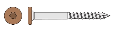 Starborn DeckFast Fascia 1-7/8" screws (305 Stainless Steel) Starborn DeckFast Fascia 1-7/8" screws (305 Stainless Steel)