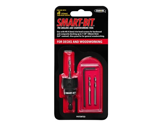 Starborn Smart-Bit Pre-drilling and Countersinking Tool for Decks and Woodworking