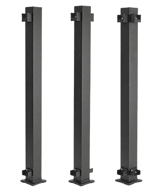 TREX Signature 2.5"x2.5" Railing Posts with attached Brackets TREX Signature 2.5"x2.5" Railing Posts with attached Brackets