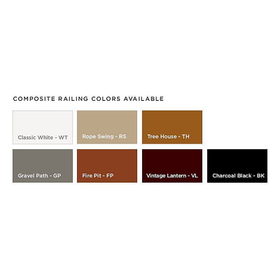 TREX Transcend Railing and Decking Colors TREX Transcend Railing and Decking Colors