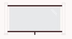 TimberTech Impression Rail Express 6' Glass Panel Kit