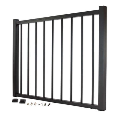 TREX Aluminum Adjustable Gate - Round Balusters