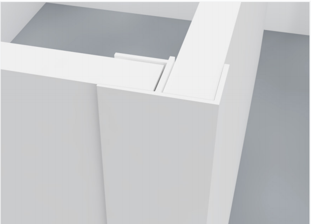 Trusscore NorLock Trim 1-1/2" 90Â° Corner Channel 20'