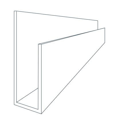 Trusscore SlatWall 3/4" J Trim