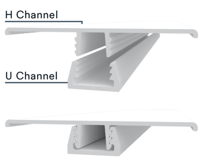 Trusscore - H Channel Snap-In Trim Kit Trusscore - H Channel Snap-In Trim Kit