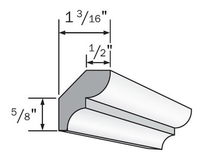 Versatex Bed Mould