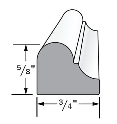 Versatex Nose Cove Moulding