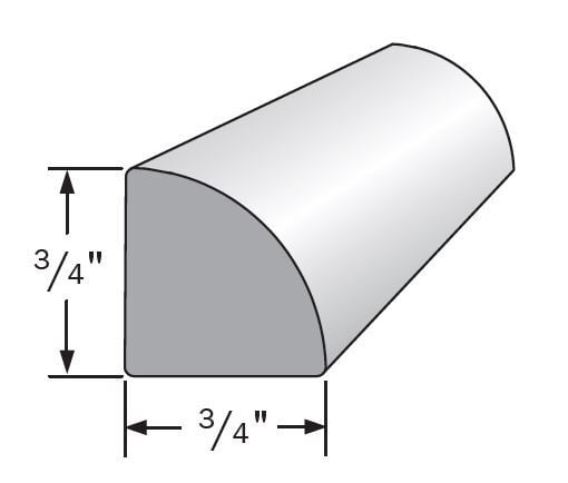 Versatex Quarter Round Moulding Versatex Quarter Round Moulding