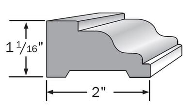 Versatex Rake Mould