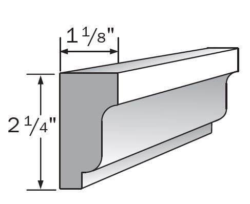 Versatex Solid Crown Moulding Versatex Solid Crown Moulding