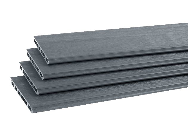 Eva-Last Fence Evolver Capped Board (4 Pack)-Grey