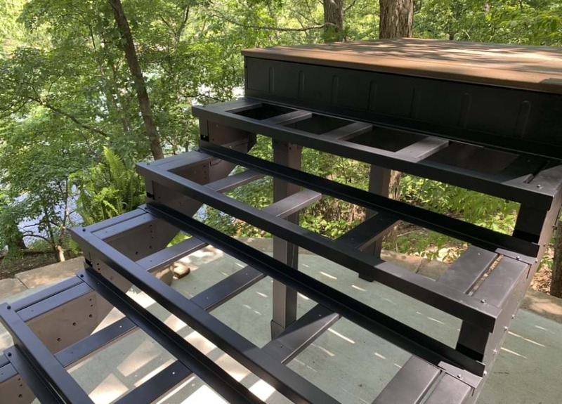 3 Step Stair Metal structure 4ft wide Kit (Fortress Evolution) 3 Step Stair Metal structure 4ft wide Kit (Fortress Evolution)