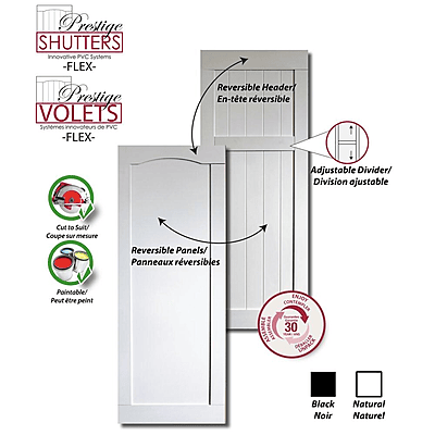 Prestige - 16" Reversible Flex Shutters (pairs) Prestige - 16" Reversible Flex Shutters (pairs)