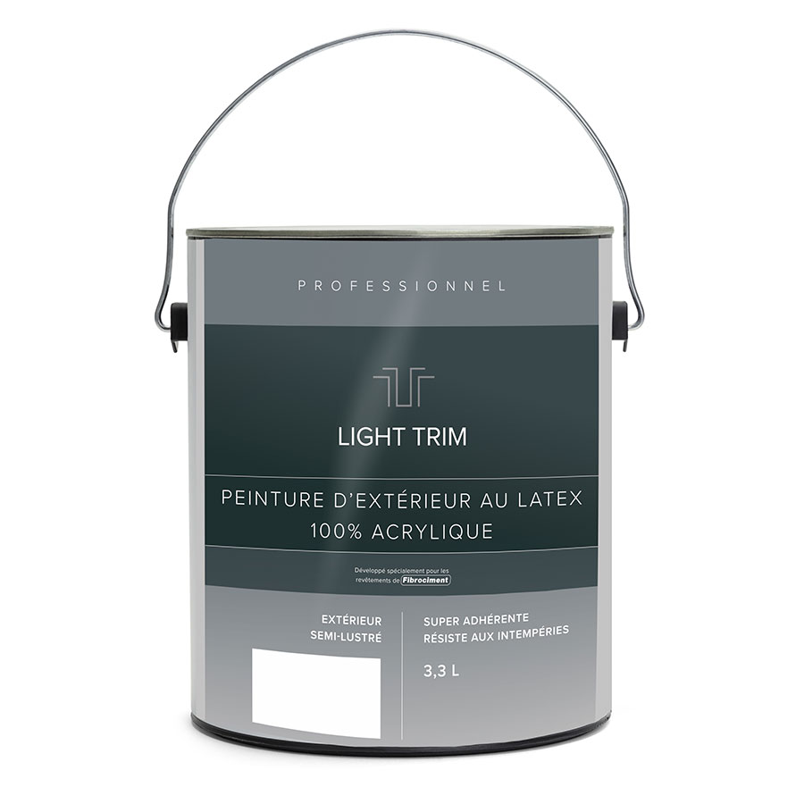 LightTrim Semi Gloss Exterior Latex Paint 3.3L