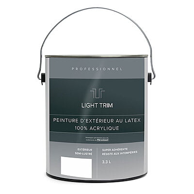 LightTrim Semi Gloss Exterior Latex Paint 3.3L