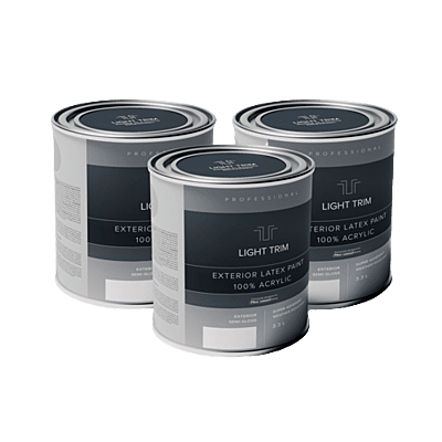 LightTrim Semi Gloss Exterior Latex Paint 875 mL