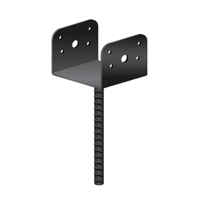 NUVO Post to Concrete Footings Anchors (Decorative)