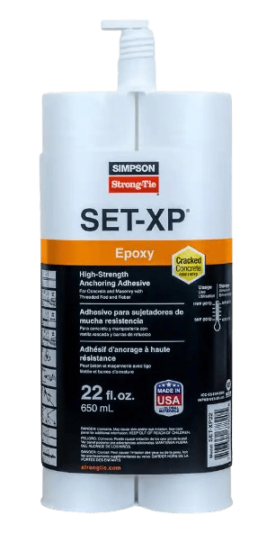 Simpson Strong-Tie SET-XP High-Strength Epoxy Adhesive