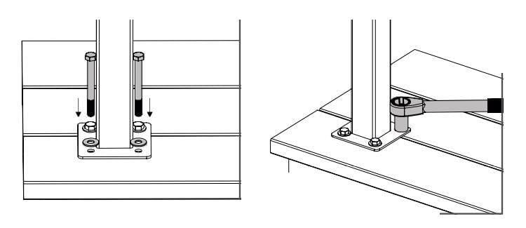 Fortress AL13 Home Post Anchor Base Plate Installation