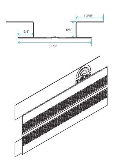 Maibec-Ventilated-Strip-for-Soffit Maibec Ventilated Strip for Soffit