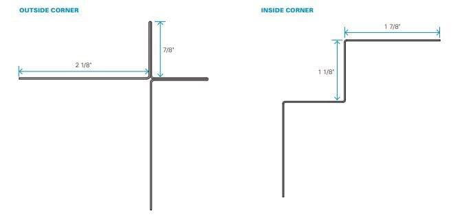 Maibec Metal Corner Profiles- Black