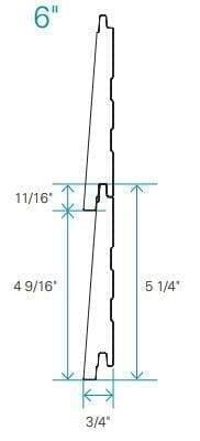 Maibec 1x6 Rabbeted Bevel Profile