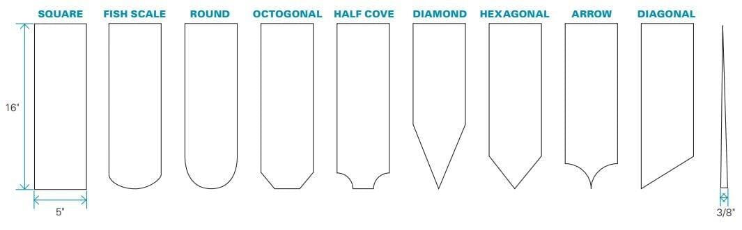 Maibec Victorian Shingle Profiles