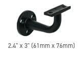 Fortress Round ADA round Handrail Bracket