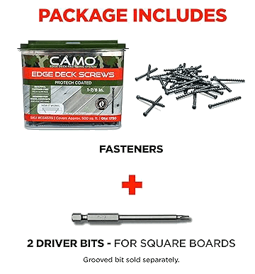 CAMO Edge Deck Screws kit